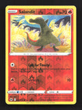 Salandit 027/159 Common Crown Zenith Pokemon Reverse Holo Lightly Played