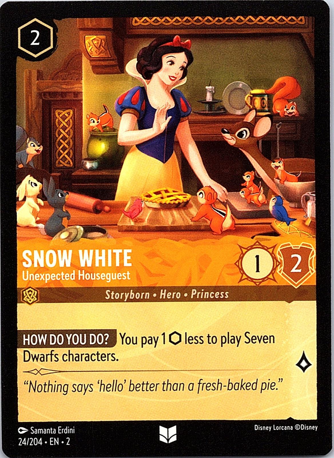Snow White - Unexpected Houseguest 24/204 Rise of the Floodborn Lorcana NM