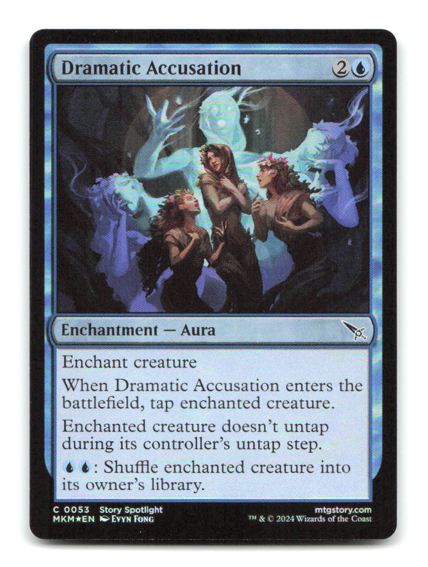 Dramatic Accusation 53 MKM Magic: The Gathering Foil NM