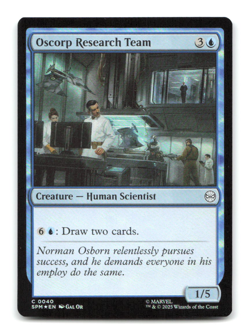 Oscorp Research Team 40 SPM Magic: The Gathering Foil NM