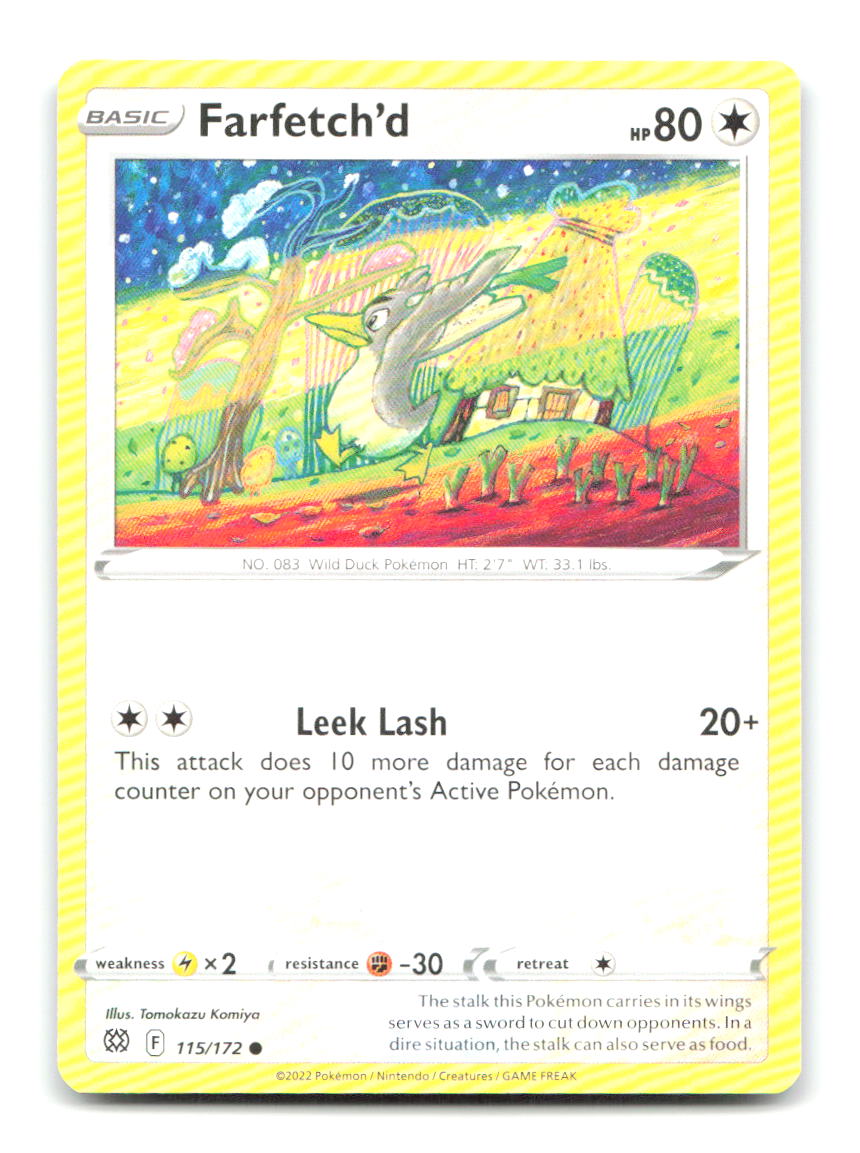Farfetch'd 115/172 C Brilliant Stars Pokemon NM