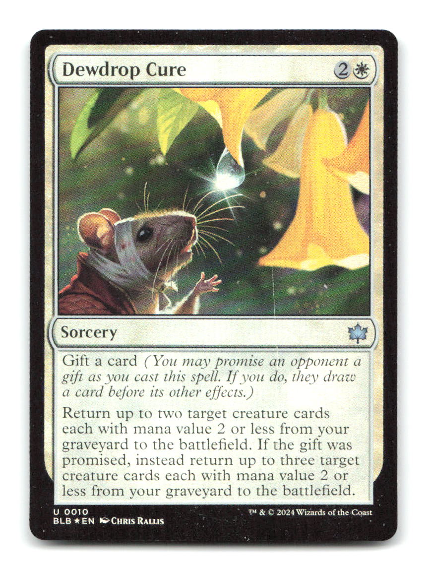 Dewdrop Cure 10 BLB Magic: The Gathering Foil NM
