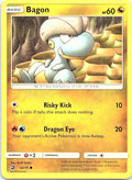 Bagon 42/70 Common Dragon Majesty Pokemon Heavily Played