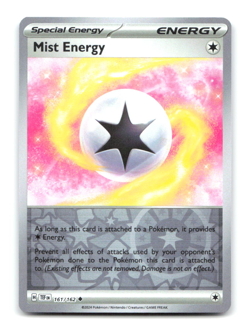 Mist Energy 161/162 Uncommon Temporal Forces Pokemon Reverse Holo Lightly Played