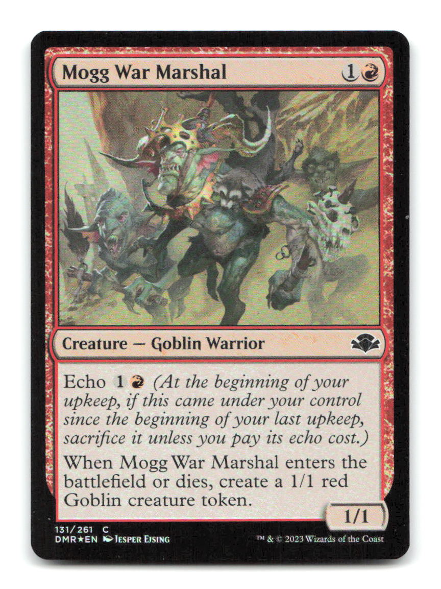 Mogg War Marshal 131 DMR Magic: The Gathering Foil NM