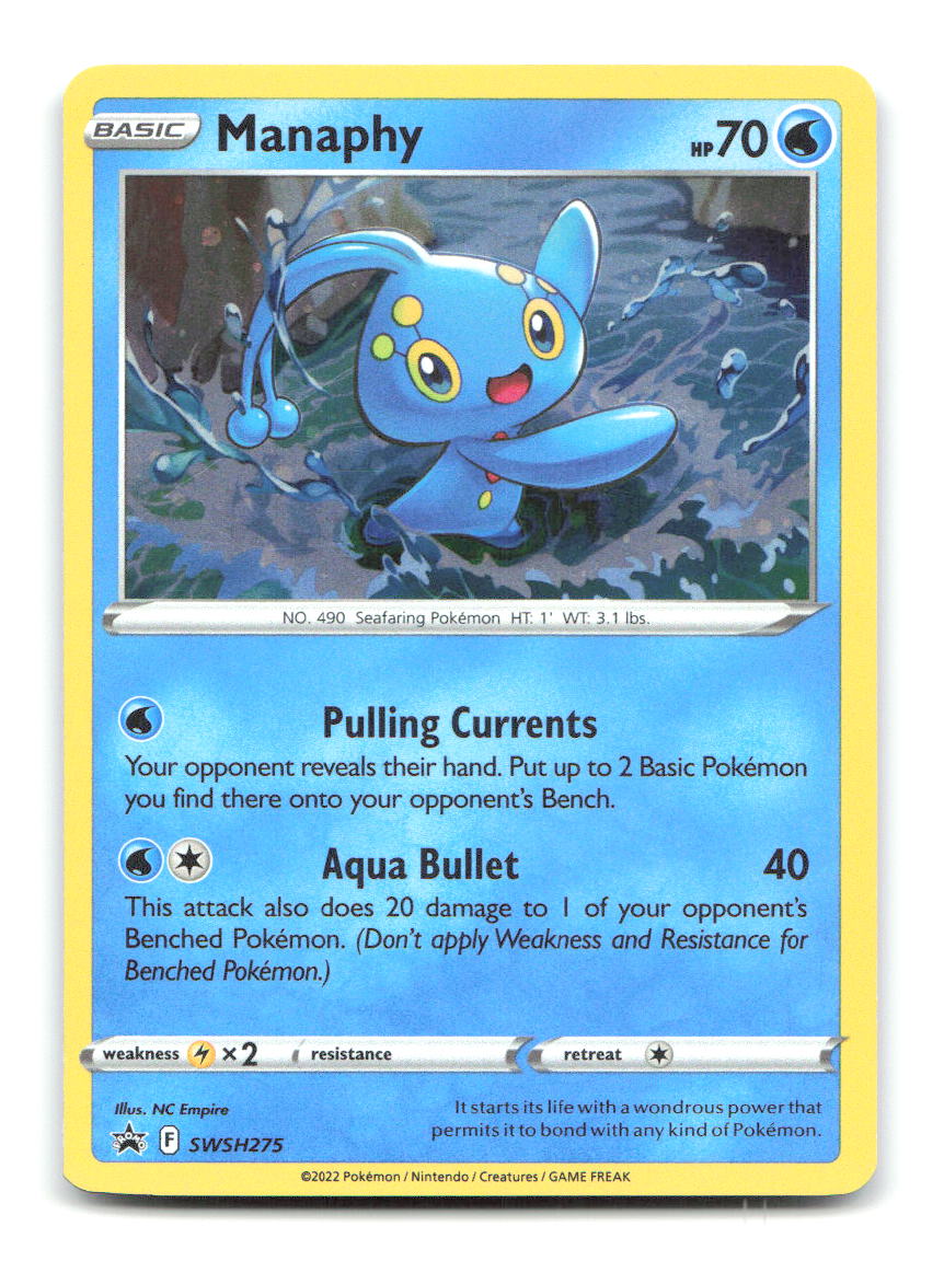 Manaphy SWSH275 SWSD Pokemon Holo LP