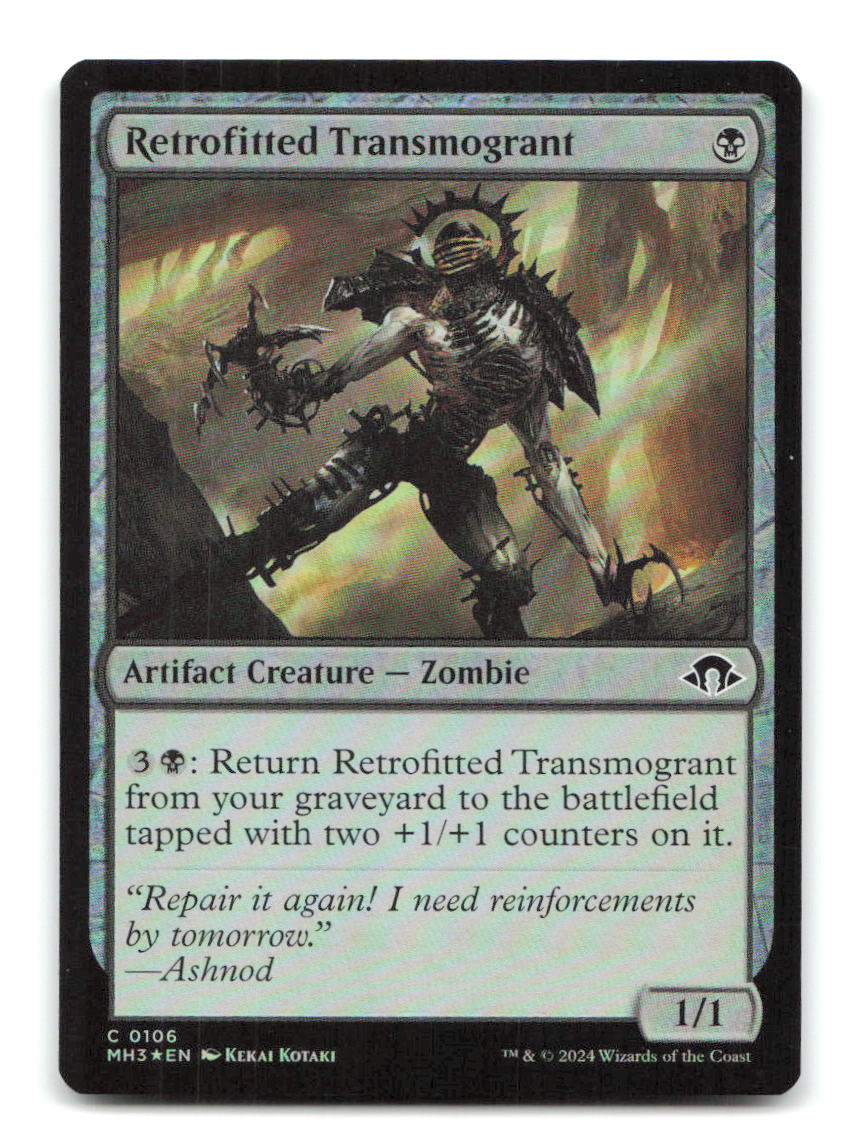 Retrofitted Transmogrant 106 MH3 Magic: The Gathering Foil NM