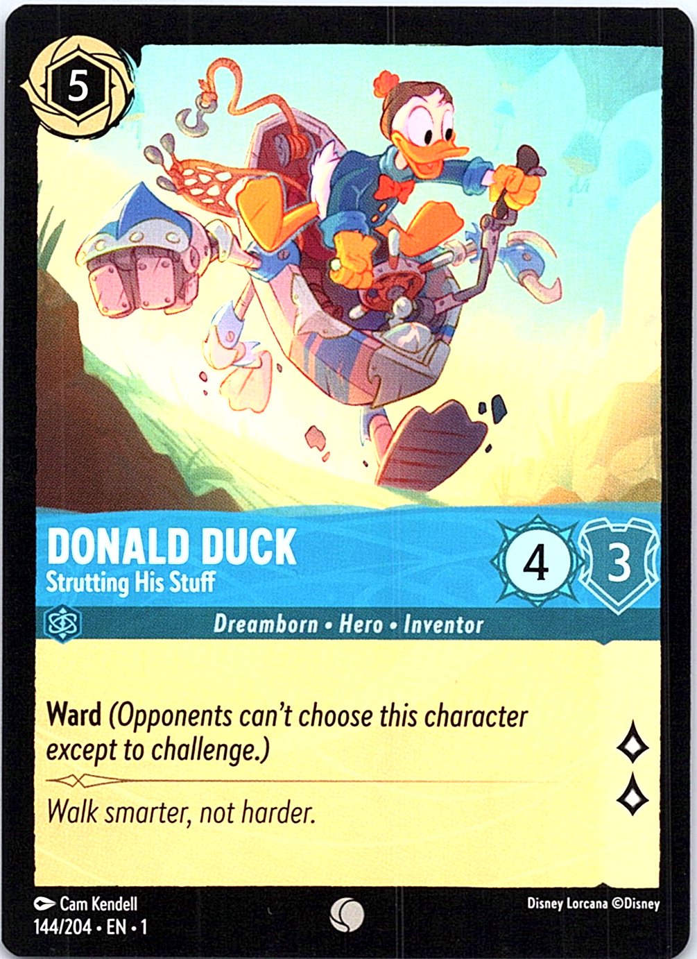 Donald Duck - Strutting His Stuff 144/204 Common The First Chapter Lorcana NM