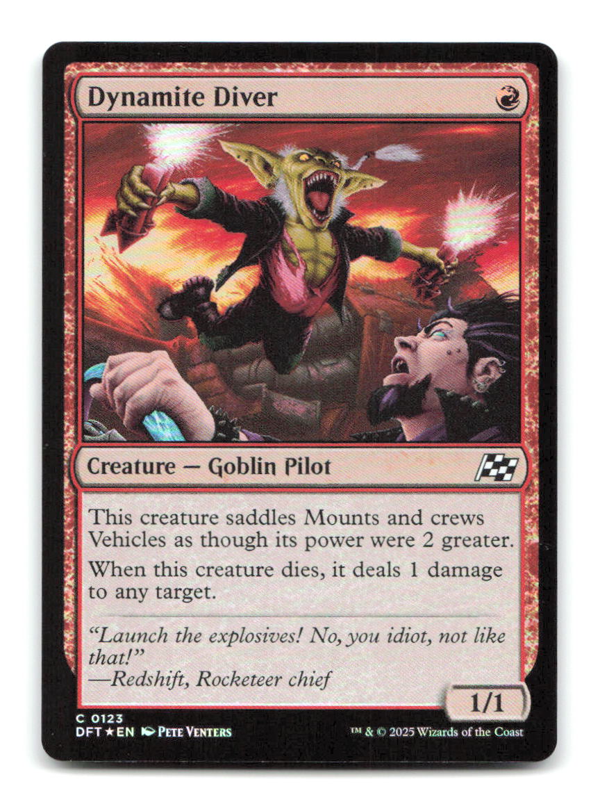 Dynamite Diver 123 DFT Magic: The Gathering Foil NM
