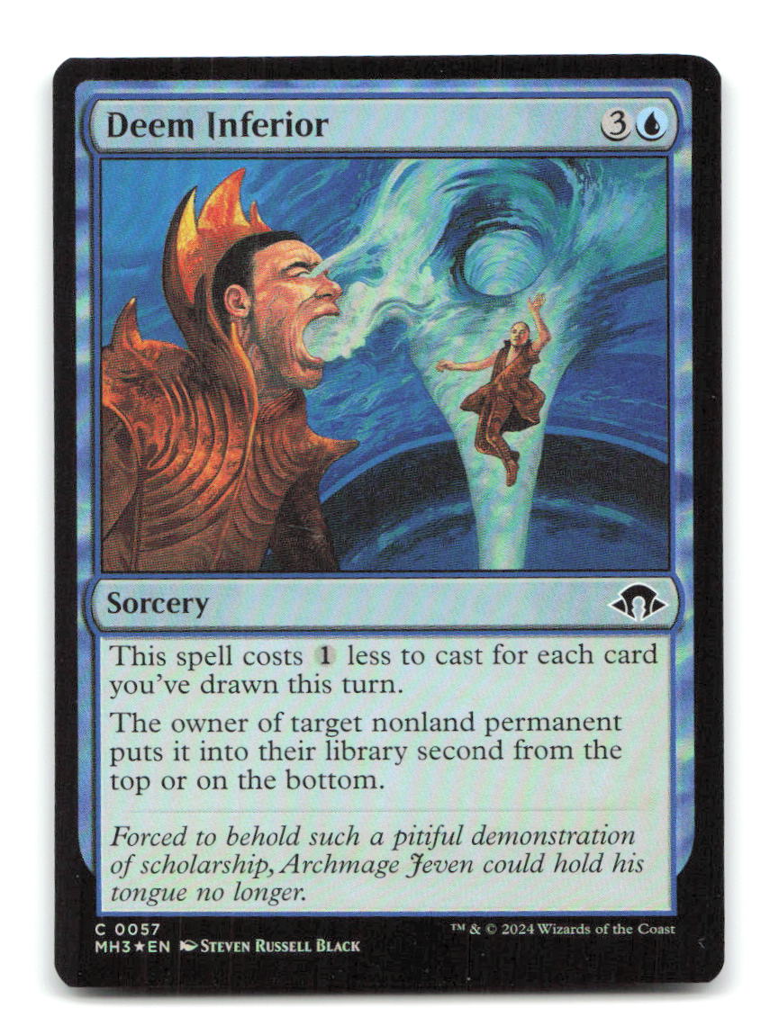 Deem Inferior 57 MH3 Magic: The Gathering Foil NM