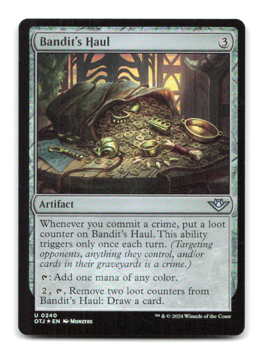 Bandit's Haul 240 OTJ Magic: The Gathering Foil NM