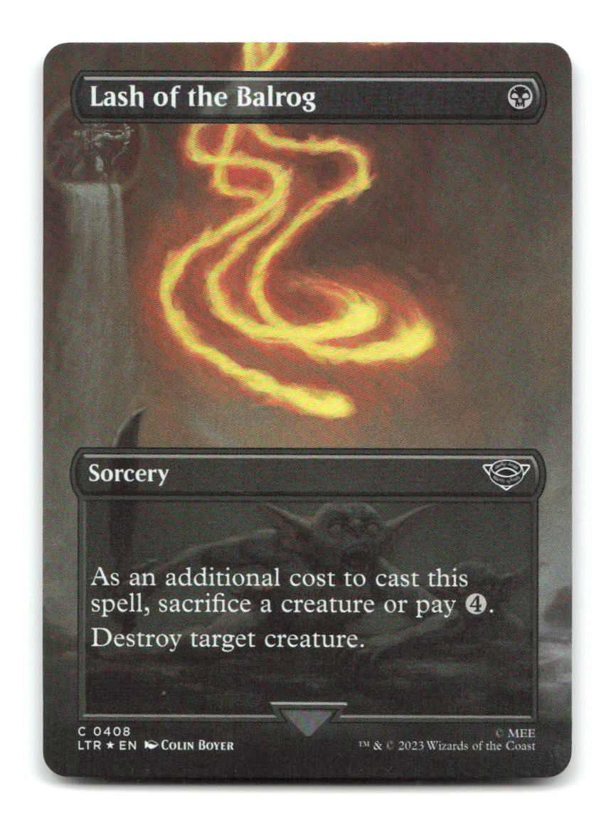 Lash of the Balrog (Borderless) 408 LTR Magic: The Gathering Foil NM