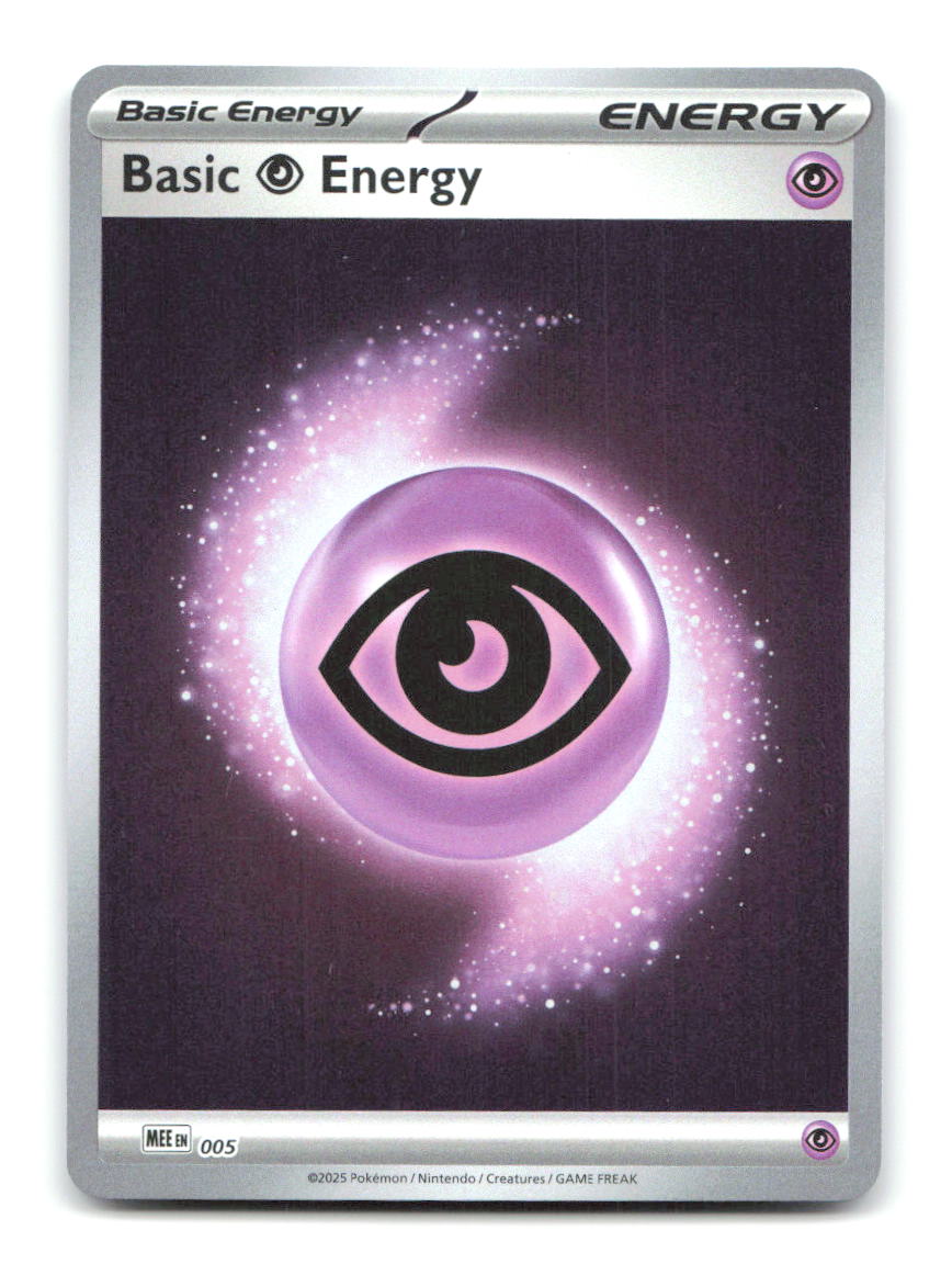 Basic Psychic Energy - 005 5 MEE Pokemon Reverse Holo NM
