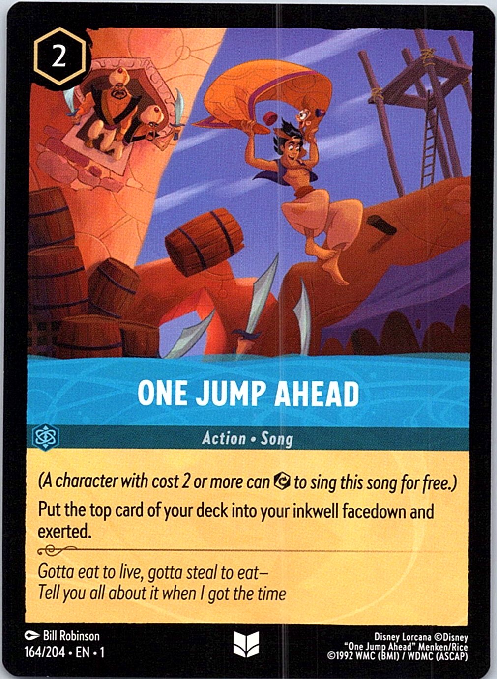 One Jump Ahead 164/204 Uncommon The First Chapter Lorcana Near Mint