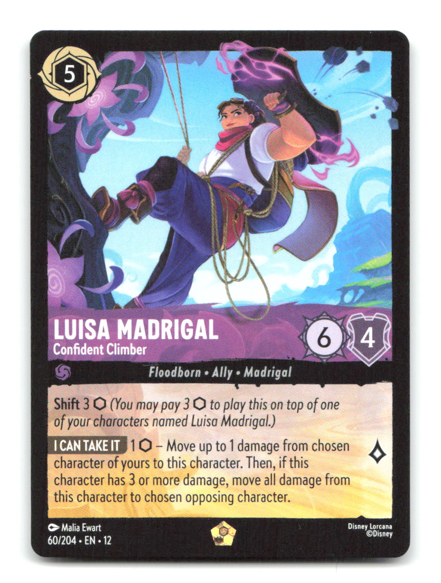 Luisa Madrigal - Confident Climber 60/204 12 Lorcana NM