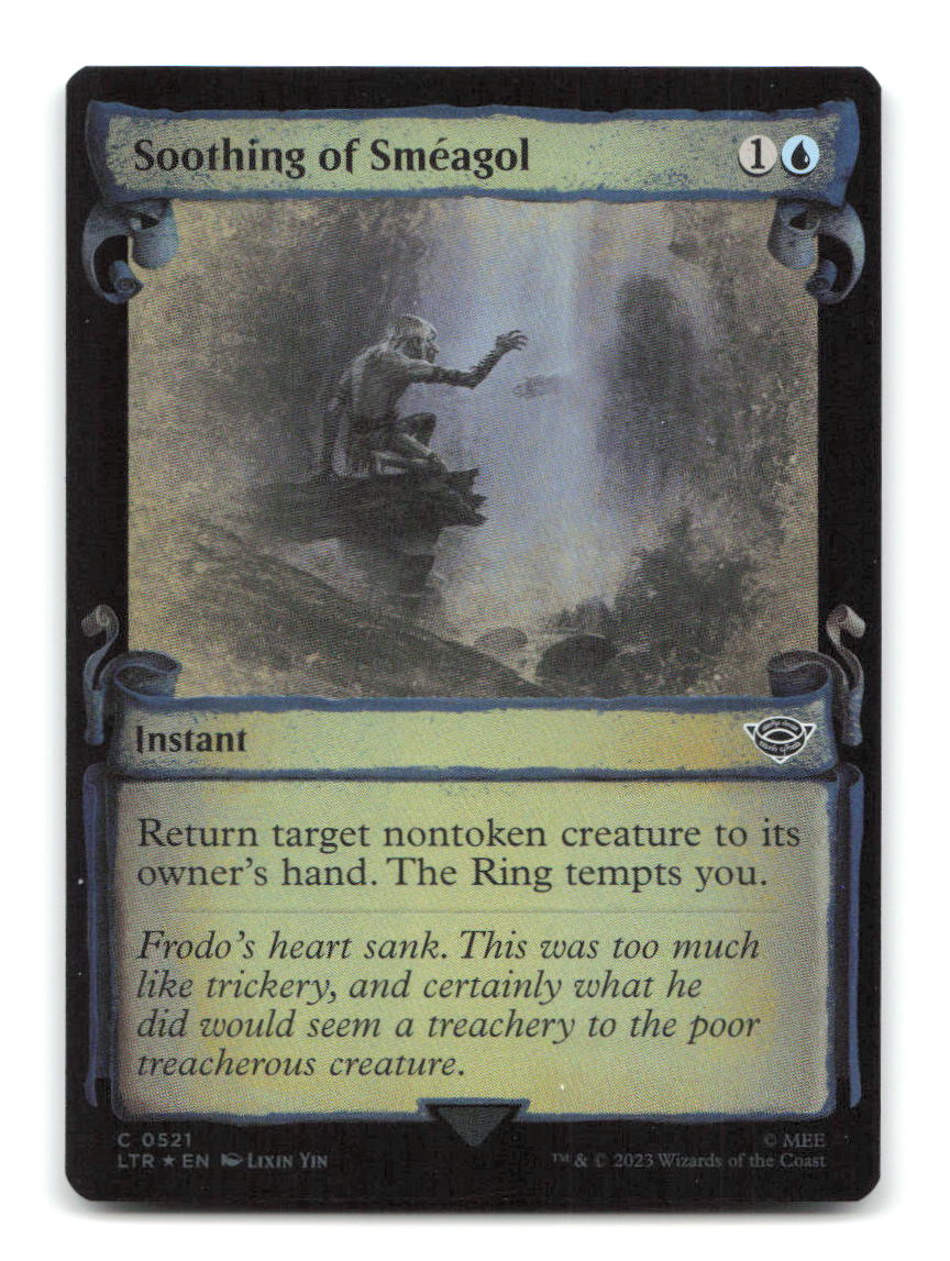 Soothing of Smeagol (Showcase Scrolls) 521 LTR Magic: The Gathering Foil NM
