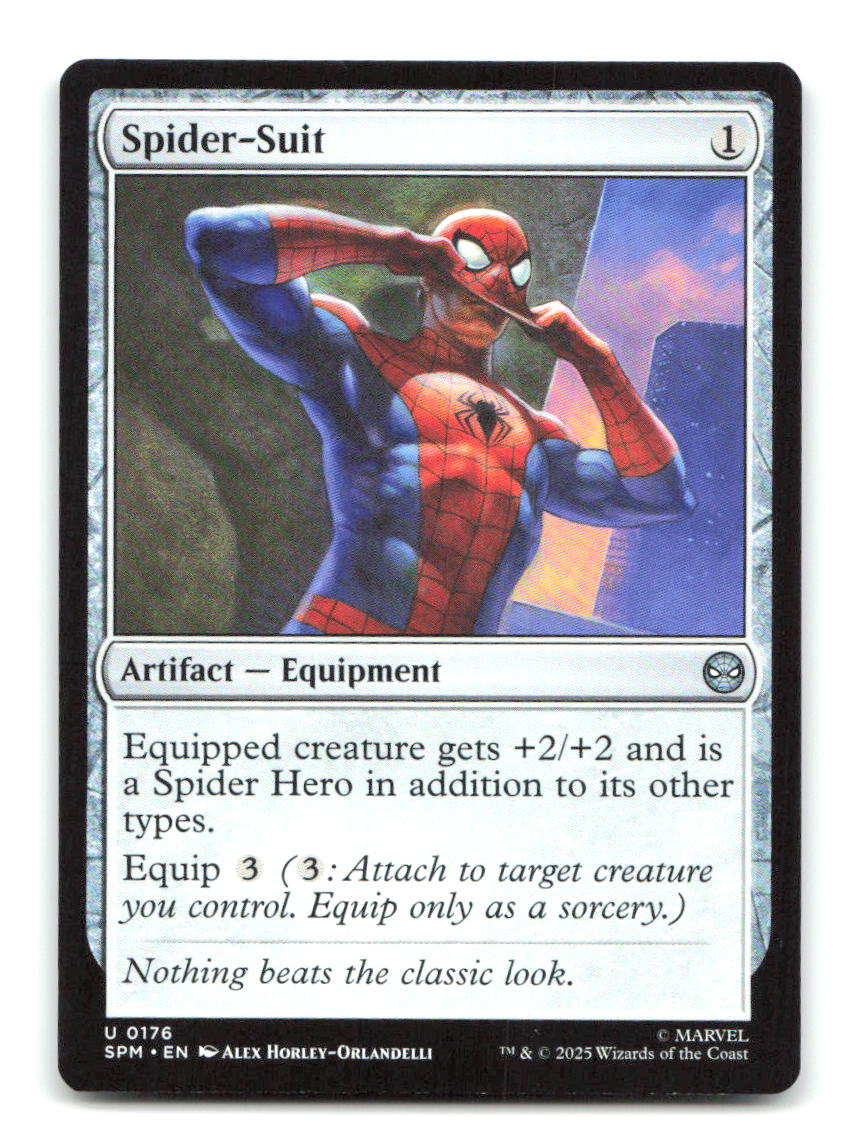 Spider-Suit 176 UC Marvel's Spider-Man Magic: The Gathering NM