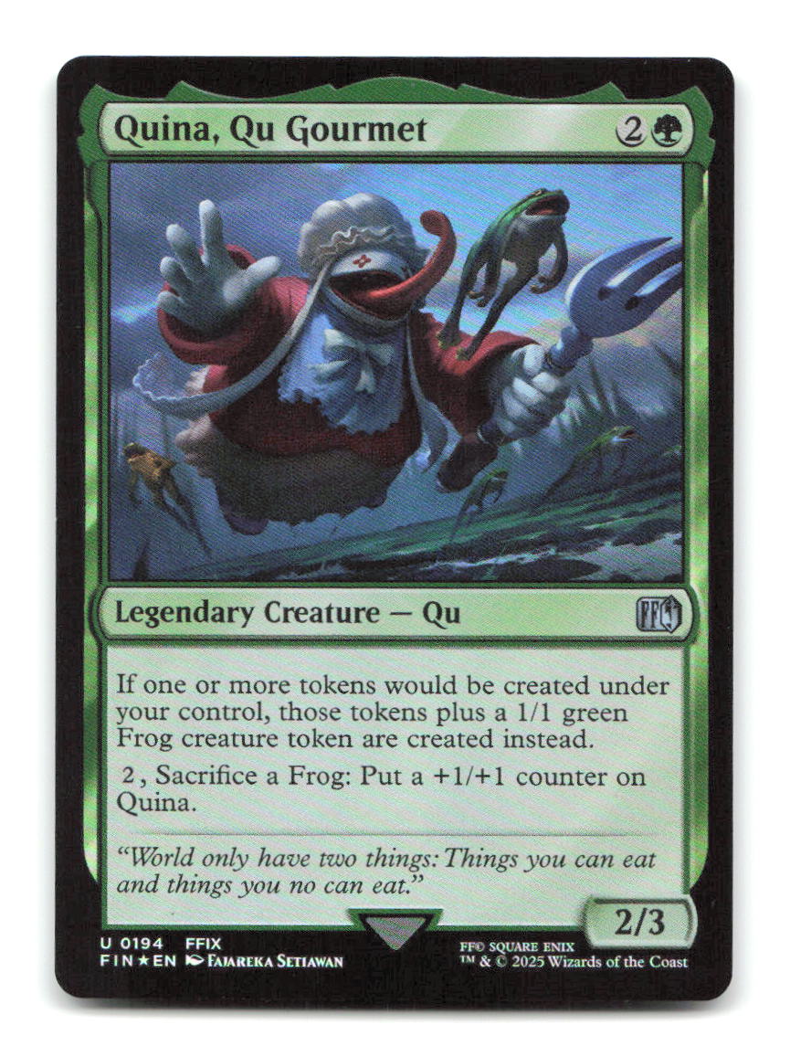 Quina, Qu Gourmet 194 FIN Magic: The Gathering Foil NM