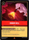 Dinner Bell 134/204 Rare Rise of the Floodborn Lorcana Near Mint