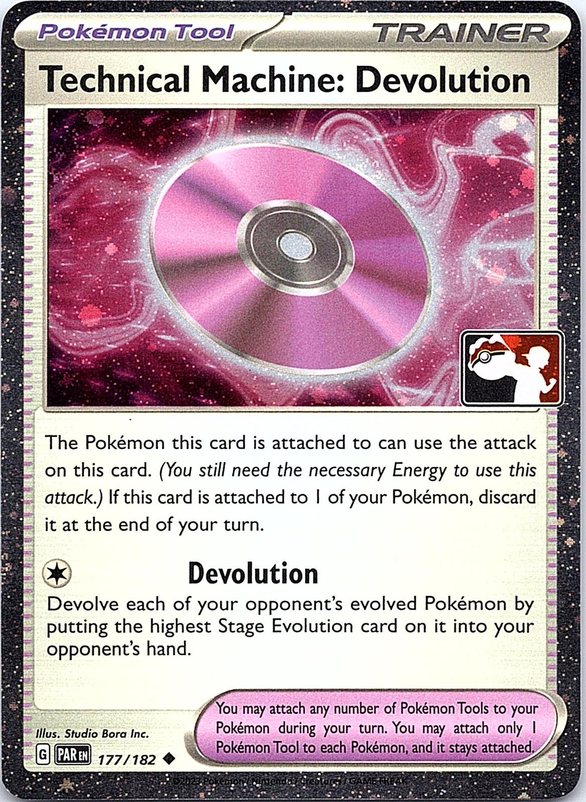 Technical Machine: Devolution 177/182 Holo Prize Pack Series Cards Pokemon LP