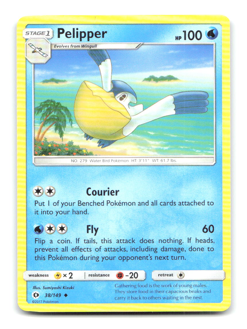 Pelipper 38/149 SM01 Pokemon LP