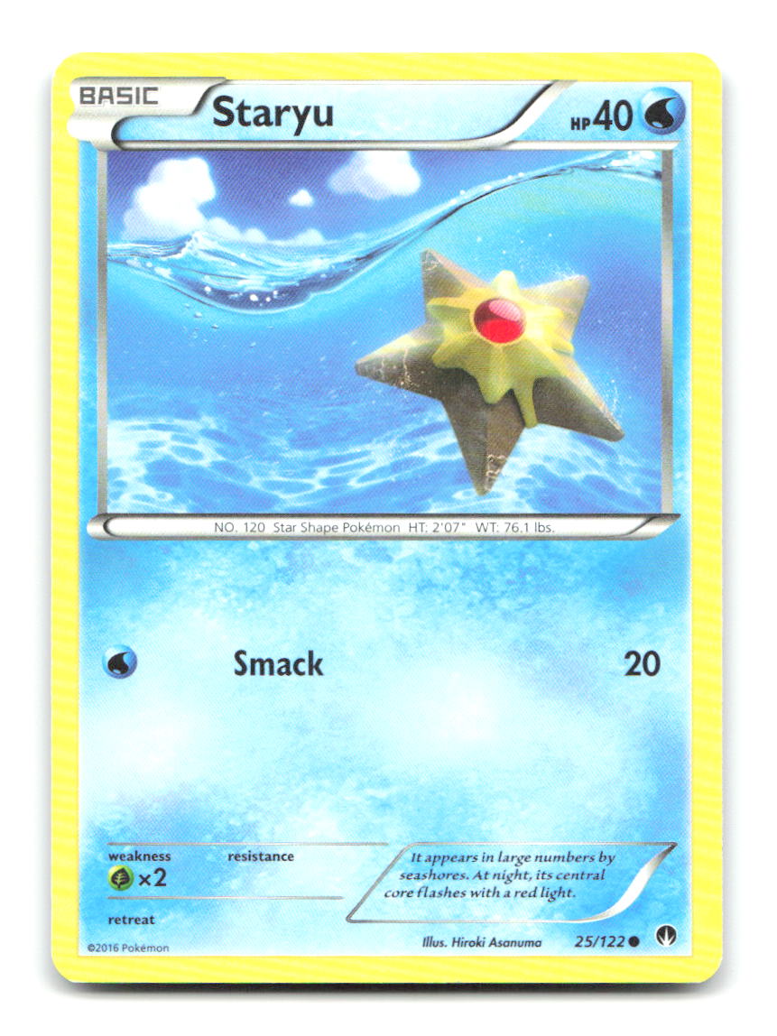 Staryu 25/122 BKP Pokemon MP