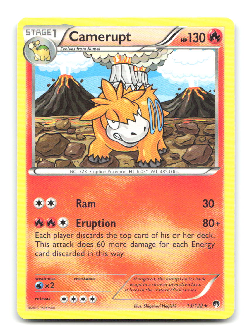 Camerupt 13/122 BKP Pokemon MP