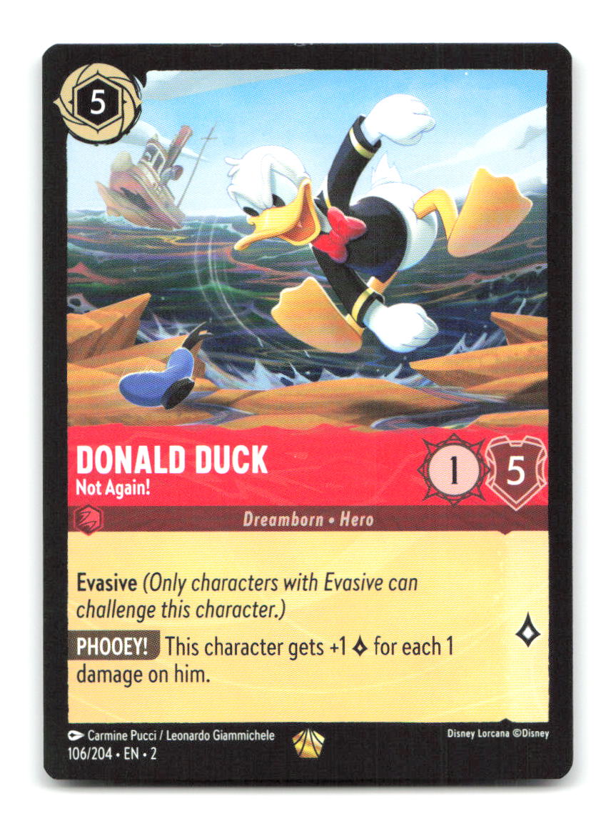 Donald Duck - Not Again! 106/204 2 Lorcana NM