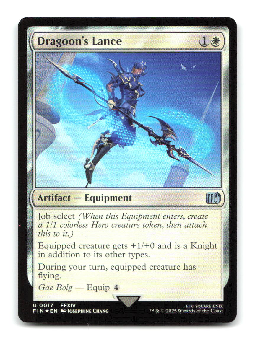 Dragoon's Lance 17 FIN Magic: The Gathering Foil NM