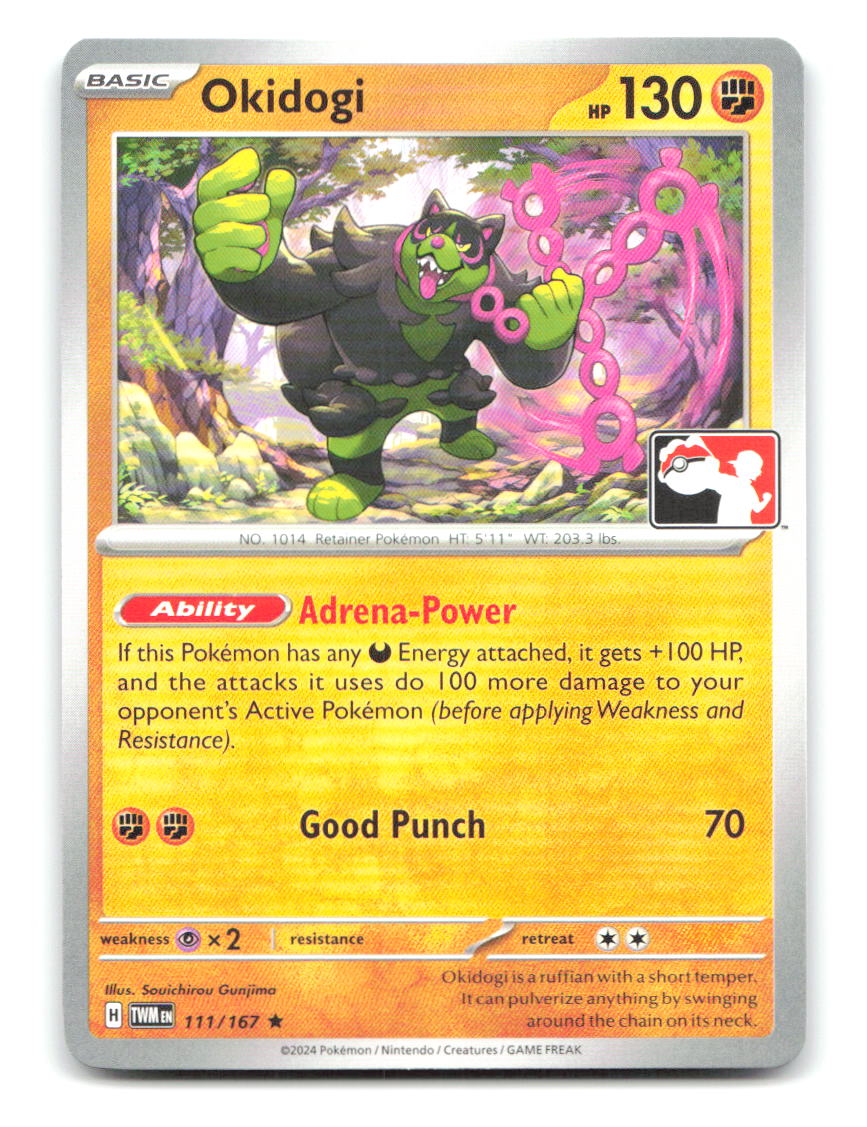 Okidogi 111/167 Pokemon NM