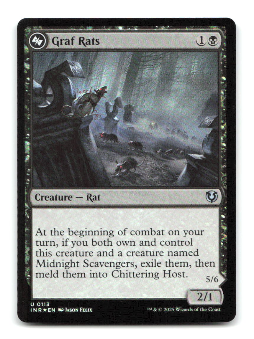Graf Rats 113 INR Magic: The Gathering Foil NM