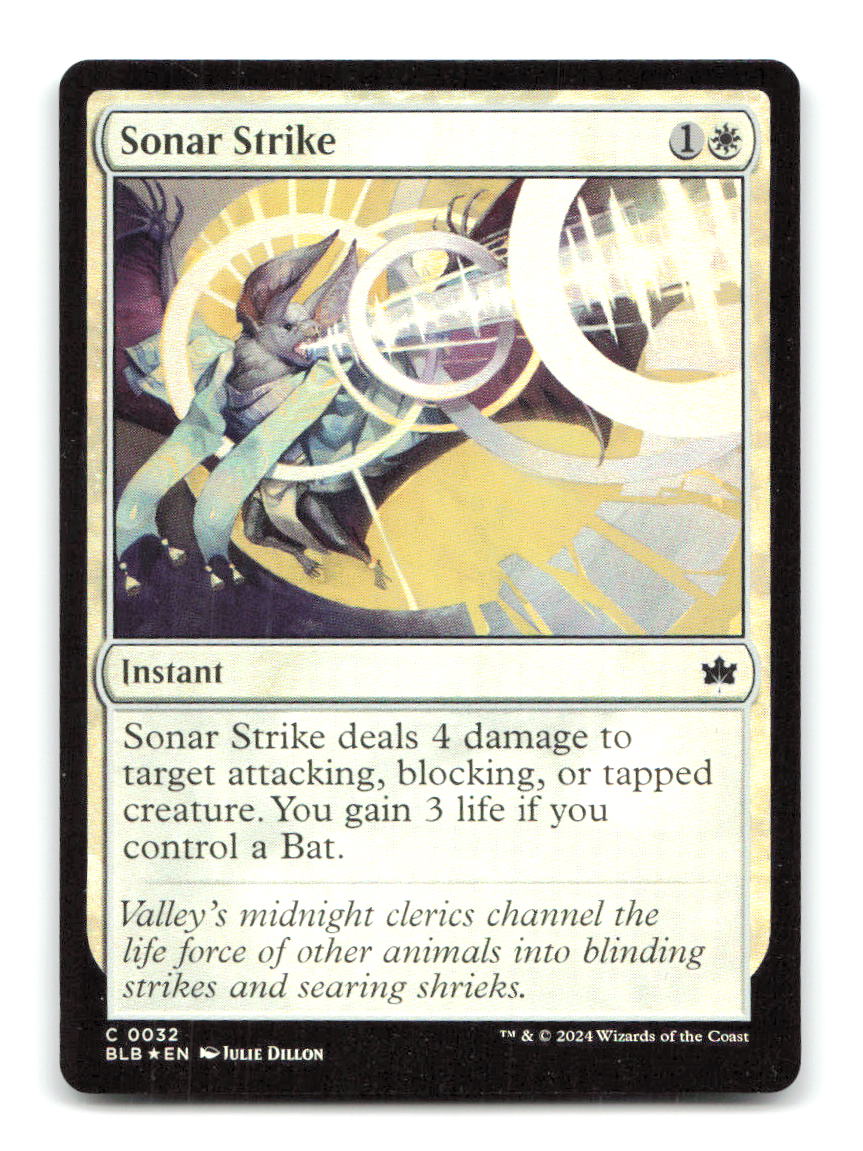 Sonar Strike 32 BLB Magic: The Gathering Foil NM