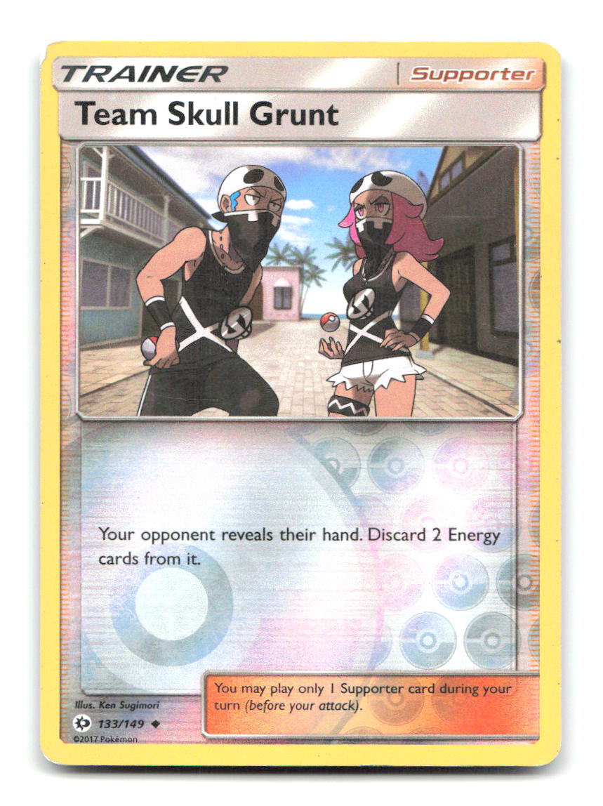 Team Skull Grunt 133/149 SM01 Pokemon Reverse Holo MP