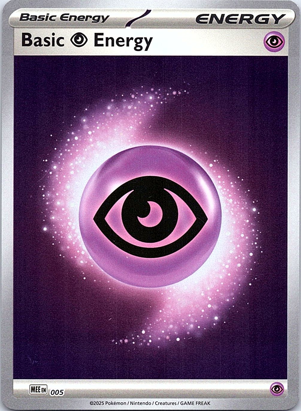 Basic Psychic Energy - 005 5 Mega Evolution Energies Pokemon Reverse Holo LP