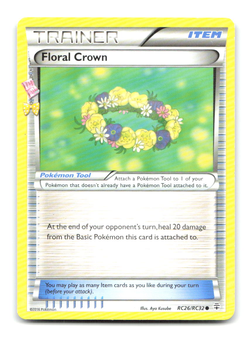 Floral Crown RC26/RC32 Common Generations Pokemon Moderately Played