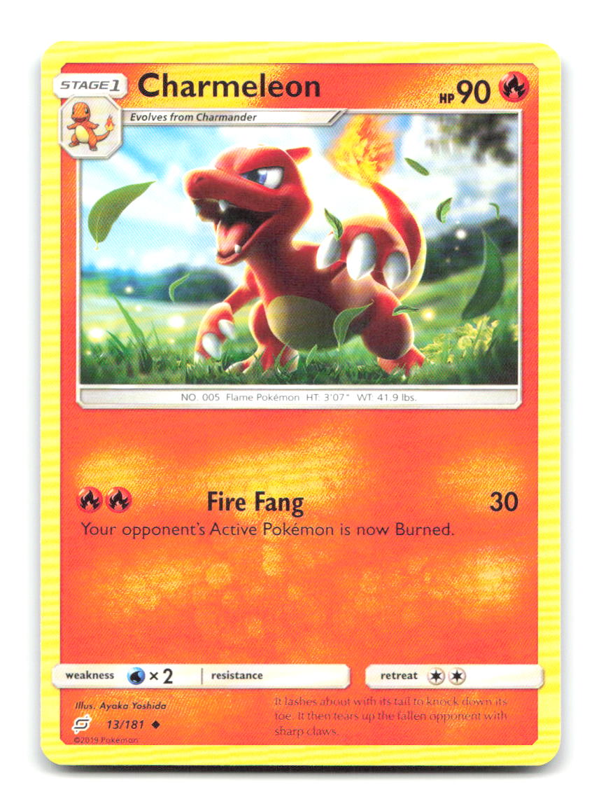 Charmeleon 13/181 Uncommon Team Up Pokemon Lightly Played