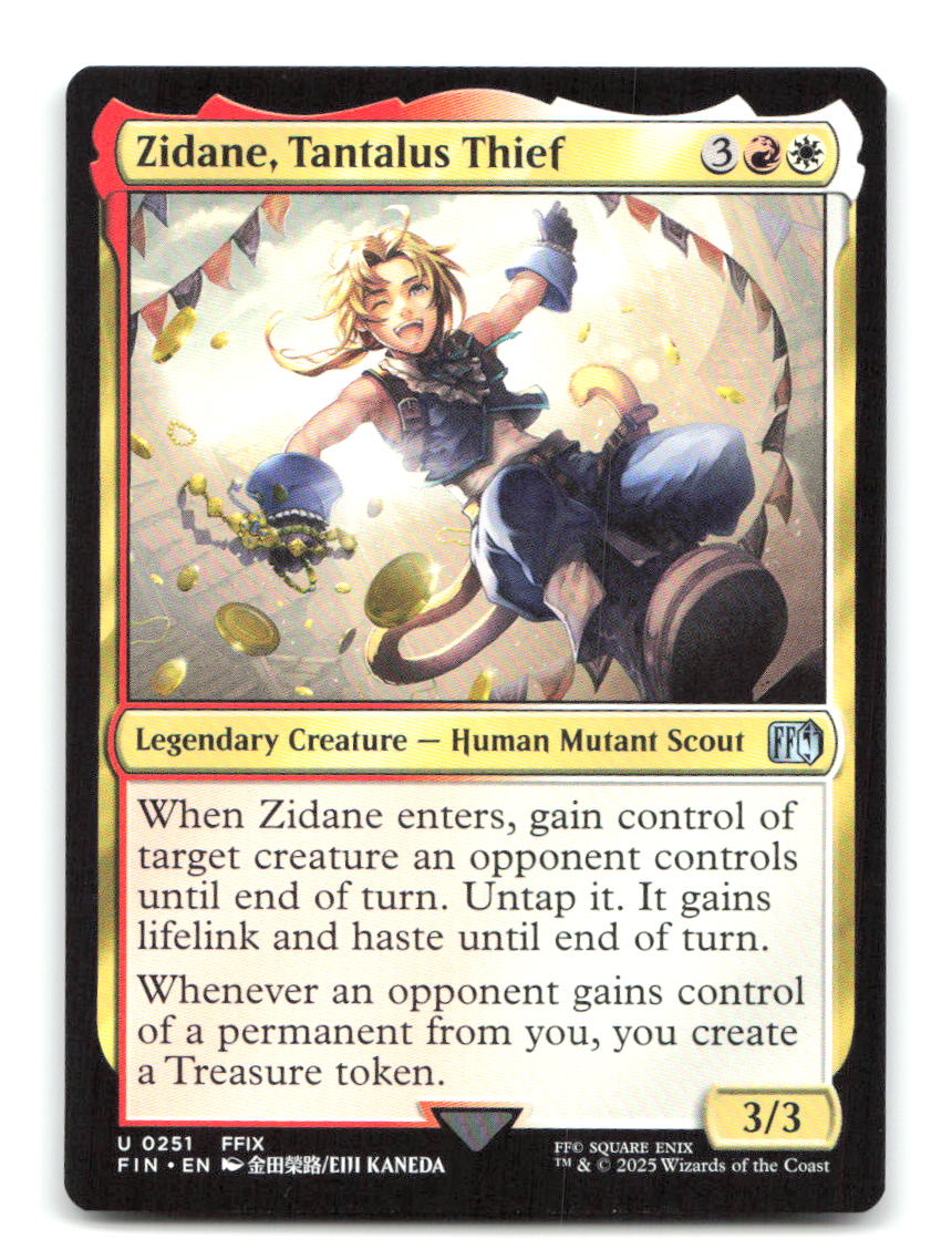 Zidane, Tantalus Thief 251 FIN Magic: The Gathering NM