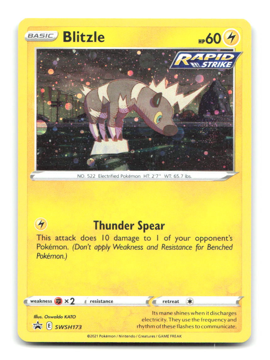 Blitzle SWSH173 SWSD Pokemon Holo LP