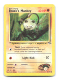 Brock's Mankey 67/132 G1 Pokemon Unlimited HP