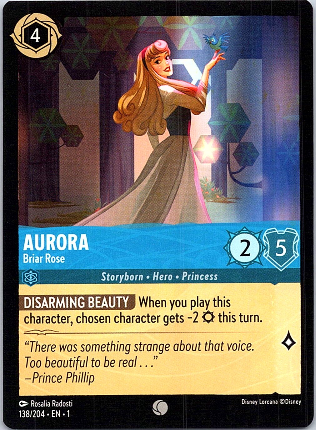 Aurora - Briar Rose 138/204 Common The First Chapter Lorcana Near Mint