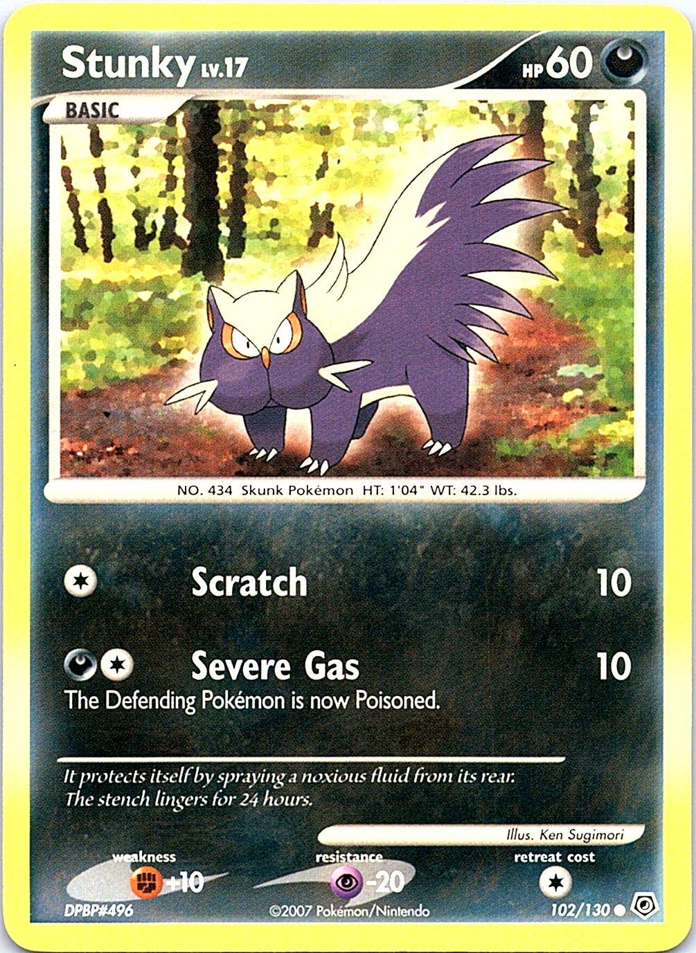 Stunky 102/130 Promo Countdown Calendar Promos Pokemon Heavily Played
