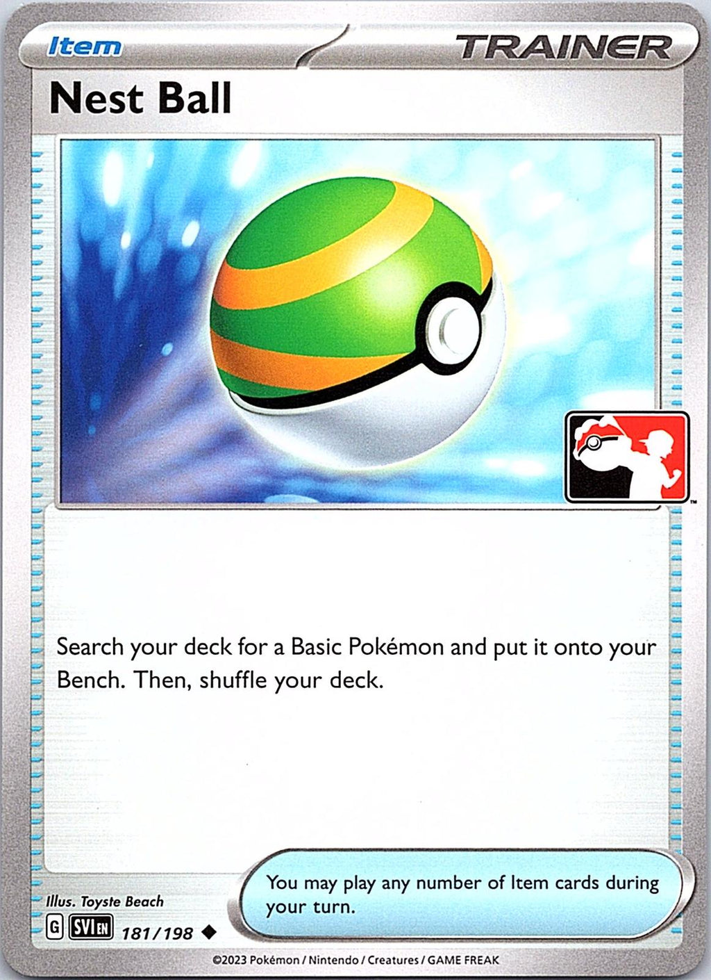 Nest Ball 181/198 Uncommon Prize Pack Series Cards Pokemon Lightly Played