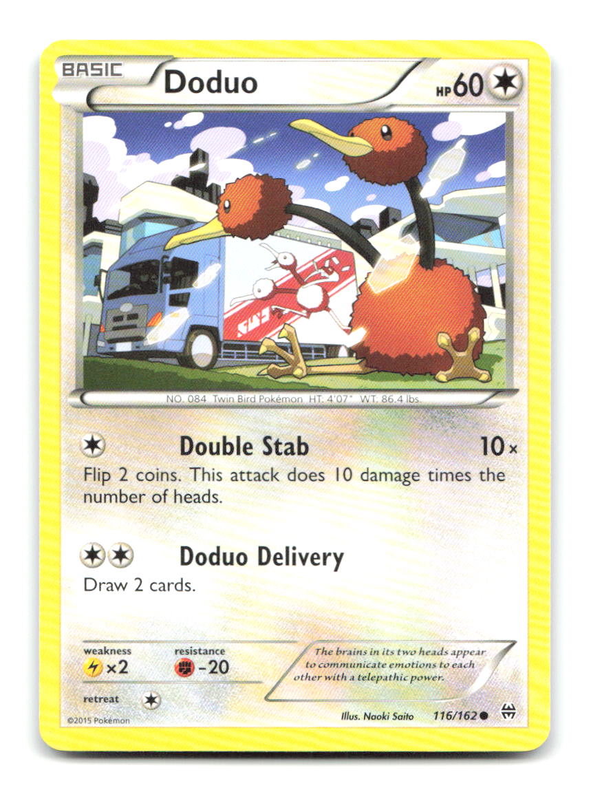 Doduo 116/162 Common BREAKthrough Pokemon Lightly Played