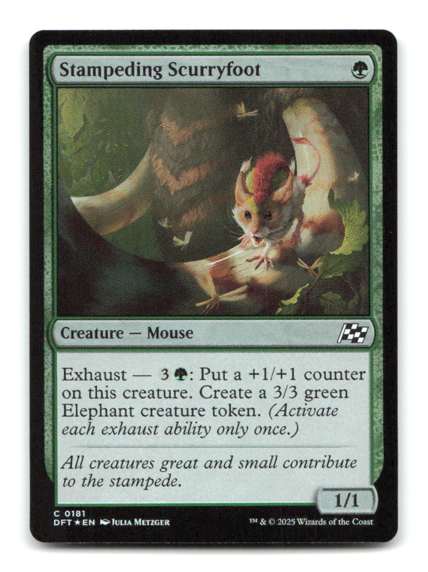 Stampeding Scurryfoot 181 DFT Magic: The Gathering Foil NM