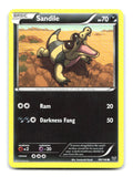 Sandile 69/146 C XY Base Set Pokemon LP
