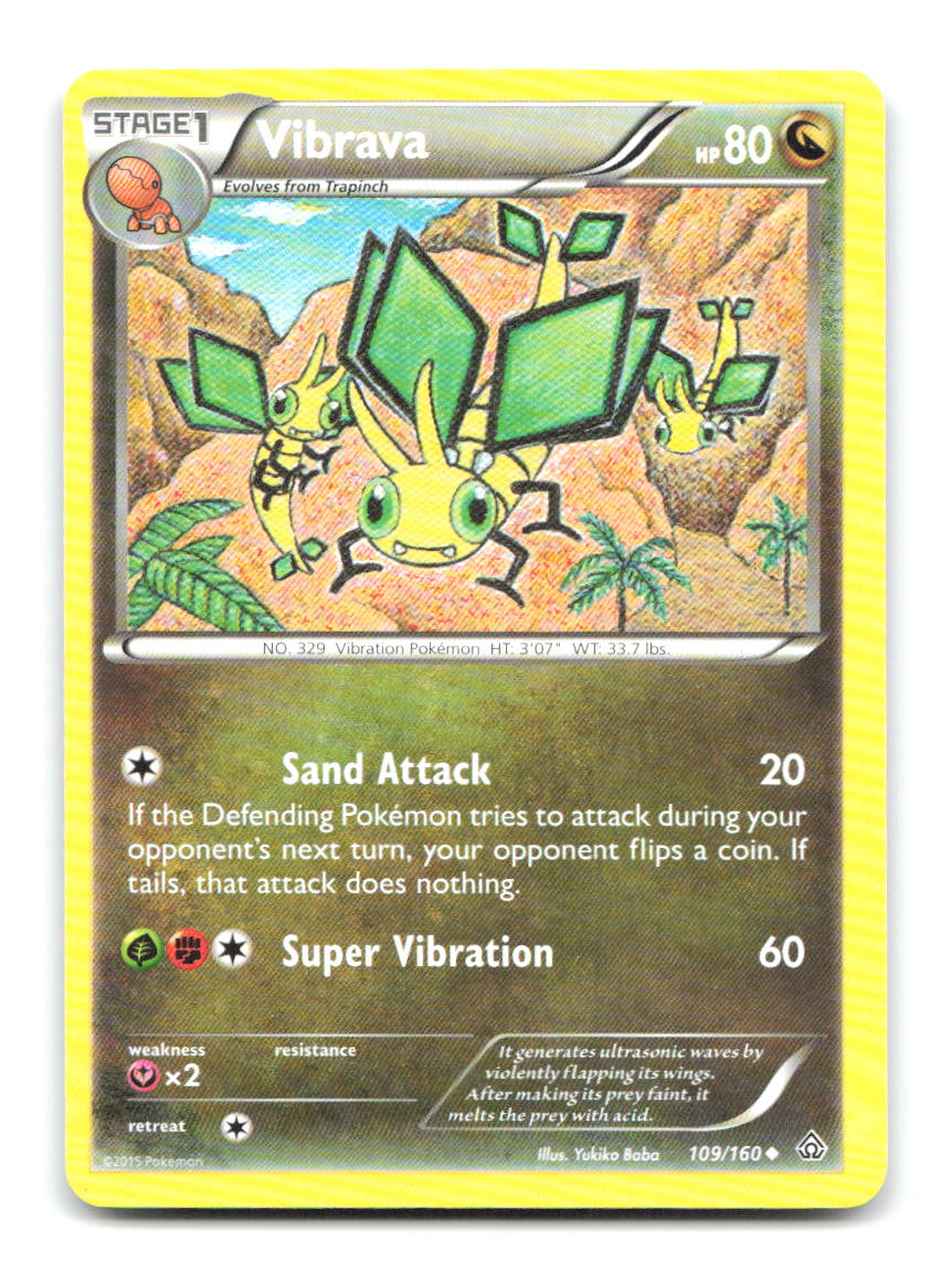 Vibrava 109/160 PRC Pokemon MP