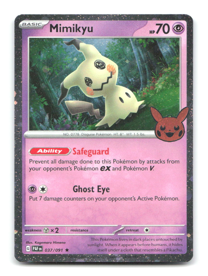 Mimikyu 037/091 TTBB24 Pokemon Holo NM