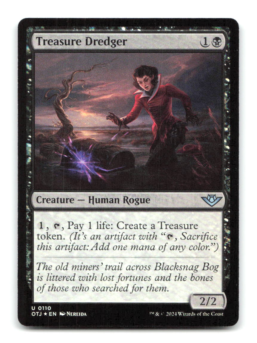 Treasure Dredger 110 OTJ Magic: The Gathering Foil NM