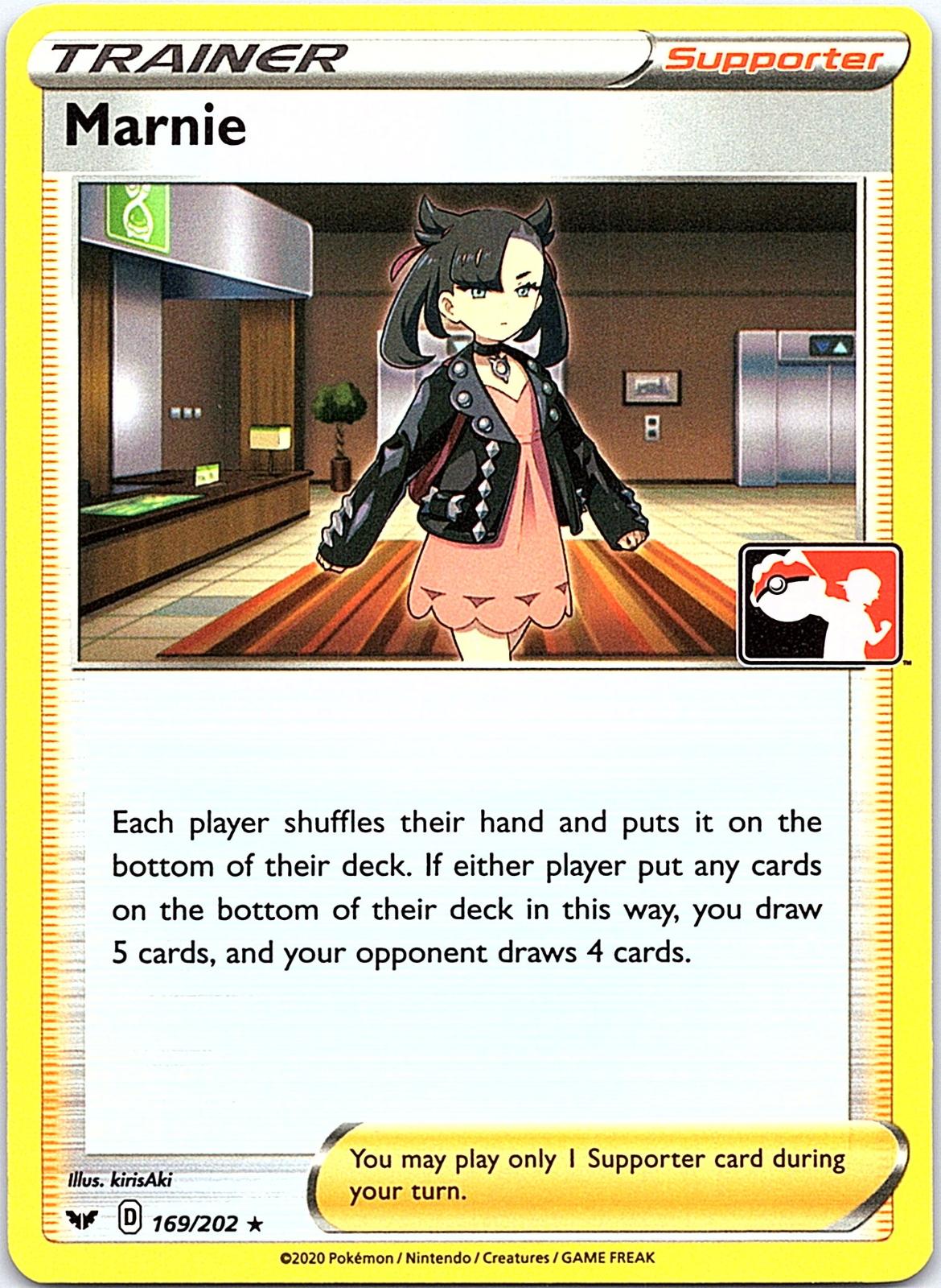 Marnie 169/202 Rare Prize Pack Series Cards Pokemon Lightly Played