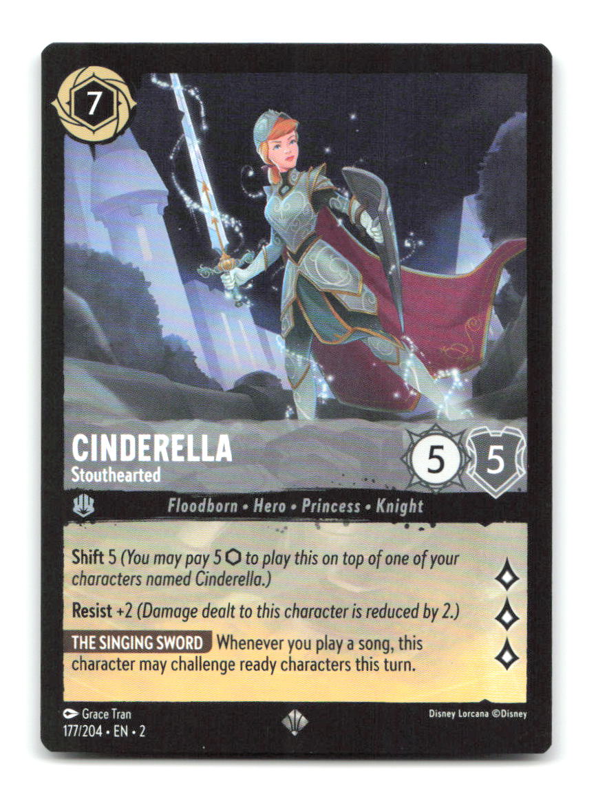 Cinderella - Stouthearted 177/204 2 Lorcana NM